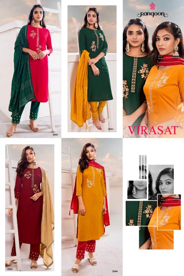 Rangoon Virasat Masleen Designer Wear Embroidery Ready Made Collection